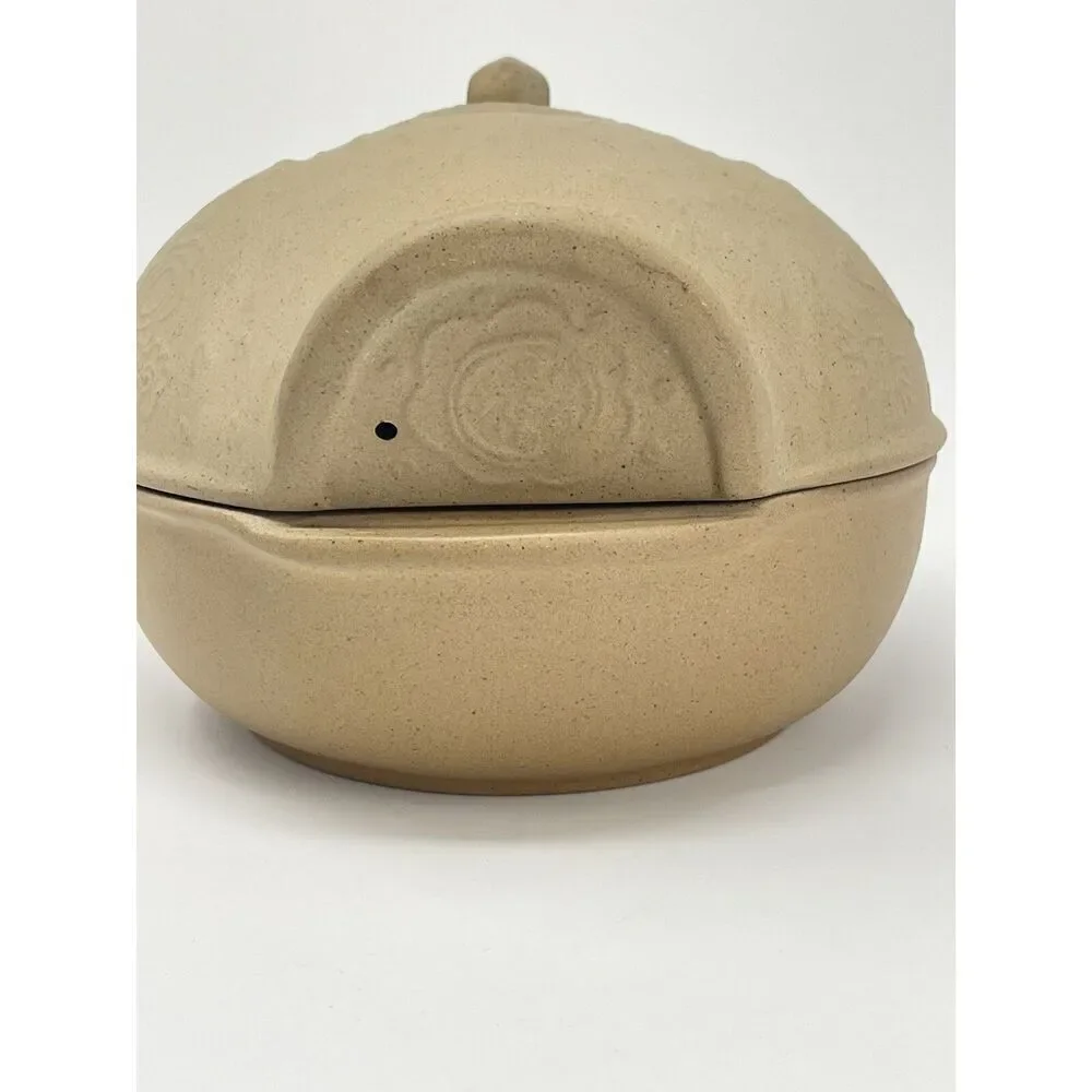 Environmental Ceramic Taylor Ng Quail Bird Casserole Dish 1965 MCM Vintage Brown